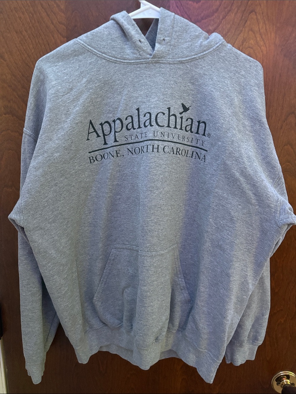 Men’s Large Gildan Appalachian State Light Grey Sweatshirt